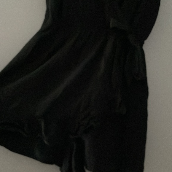 Black Ruffle Romper - Picture 4 of 5